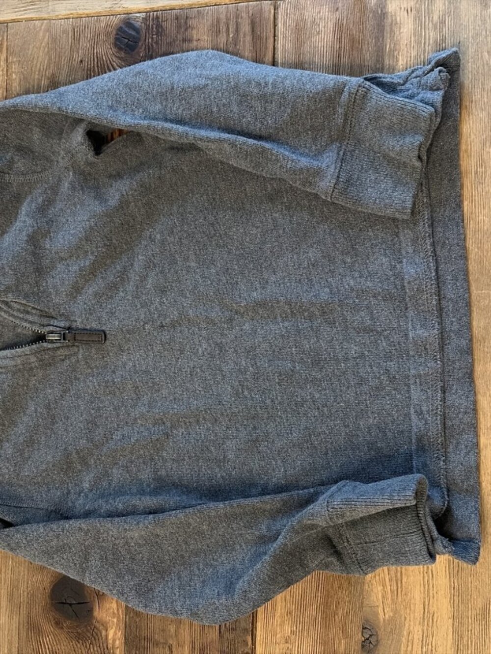 J.Crew Crewcuts Kids Quarter Zip Pullover Heather Gray Size 4-5